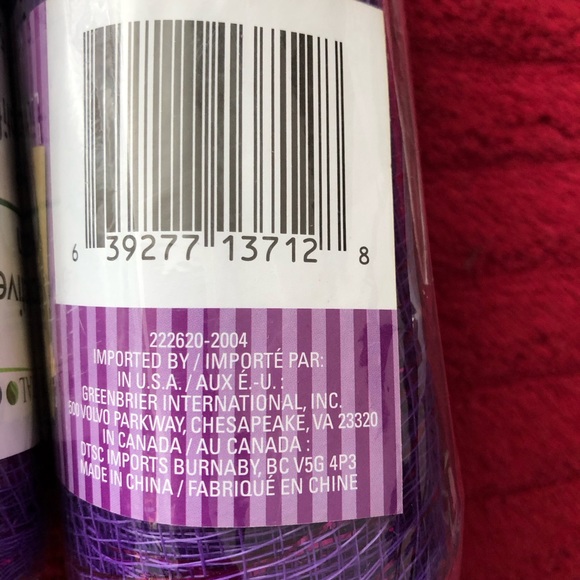 Purple Decorative Mesh. Set of 9 - Picture 4 of 4